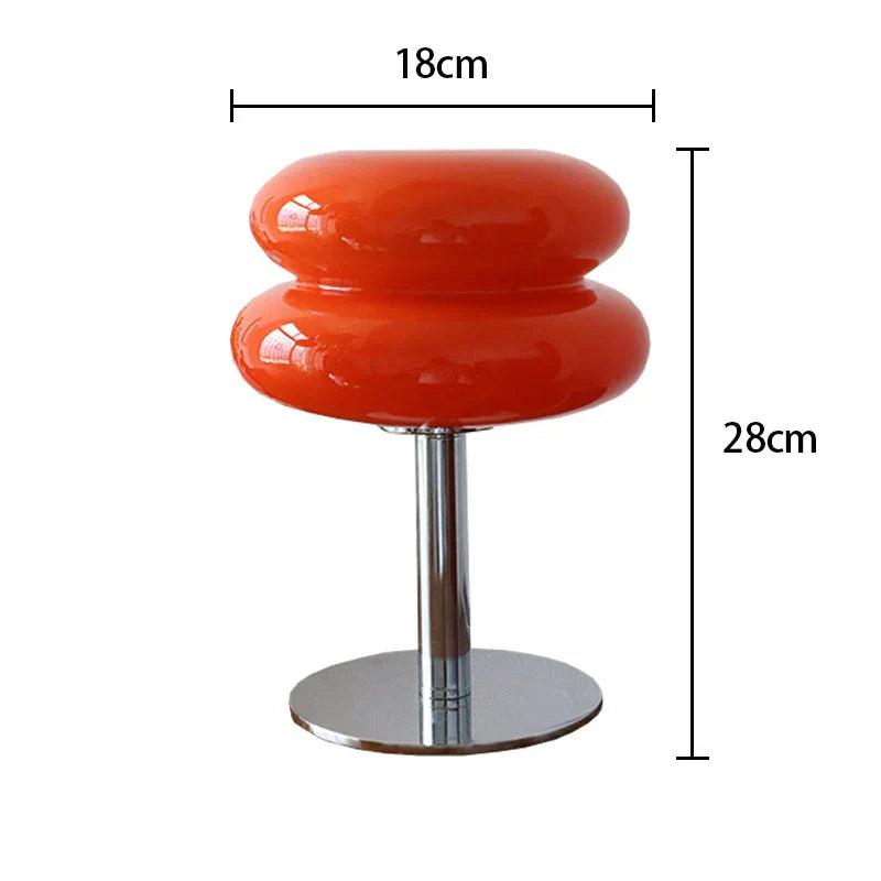 LumiMacaron - Lampe de Table en Verre Élégante et Colorée