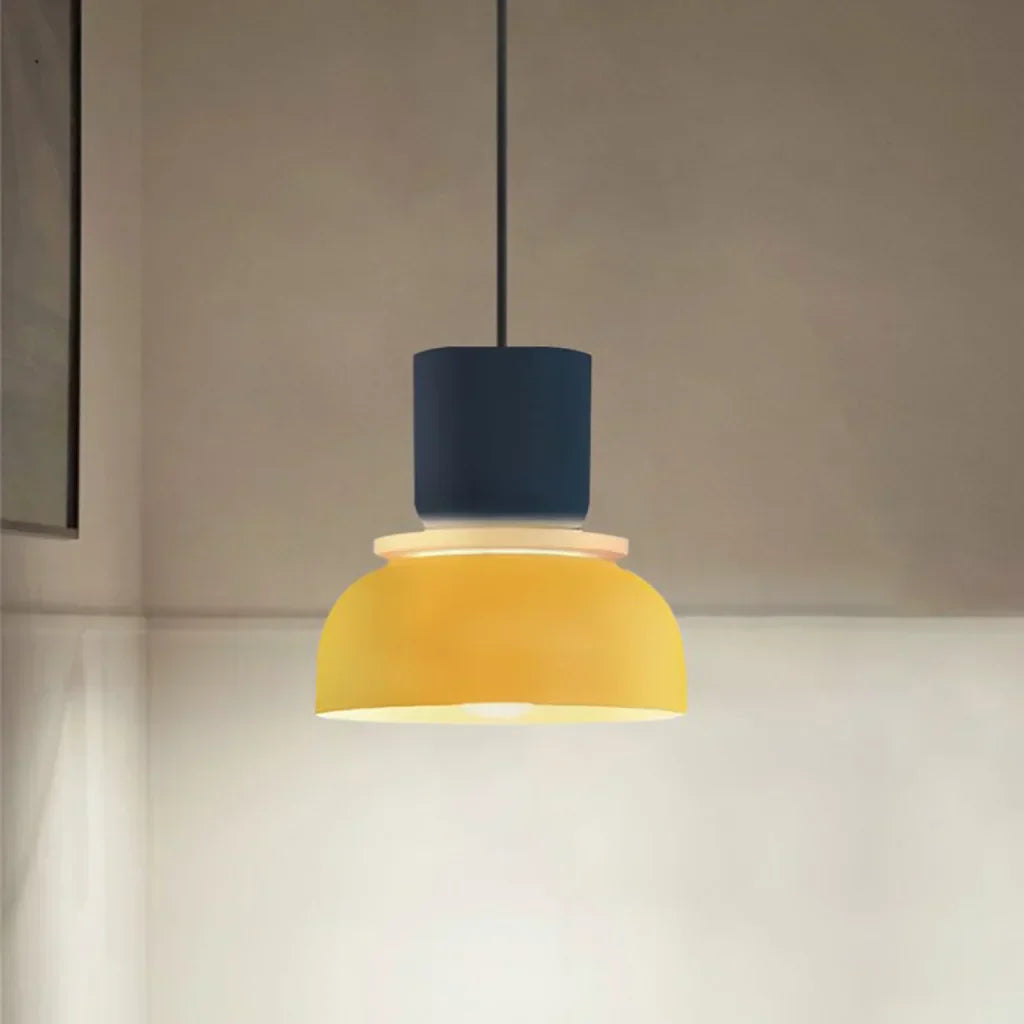 Floroux Luminaire Pendentif Scandinave à Blocs de Couleurs