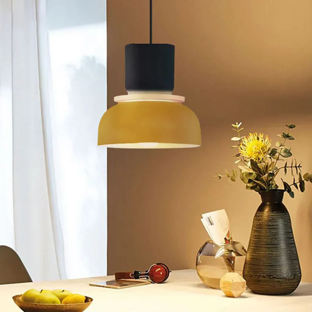 Floroux Luminaire Pendentif Scandinave à Blocs de Couleurs