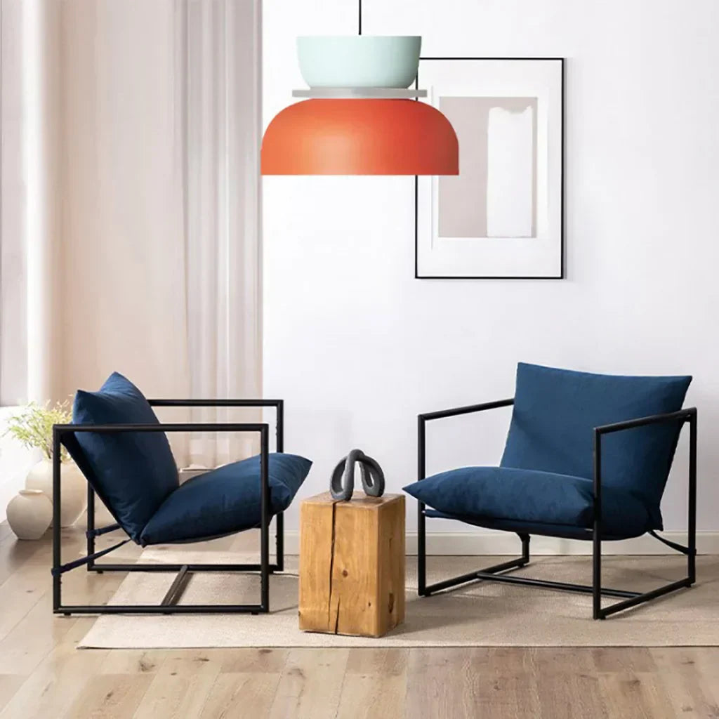 Floroux Luminaire Pendentif Scandinave à Blocs de Couleurs