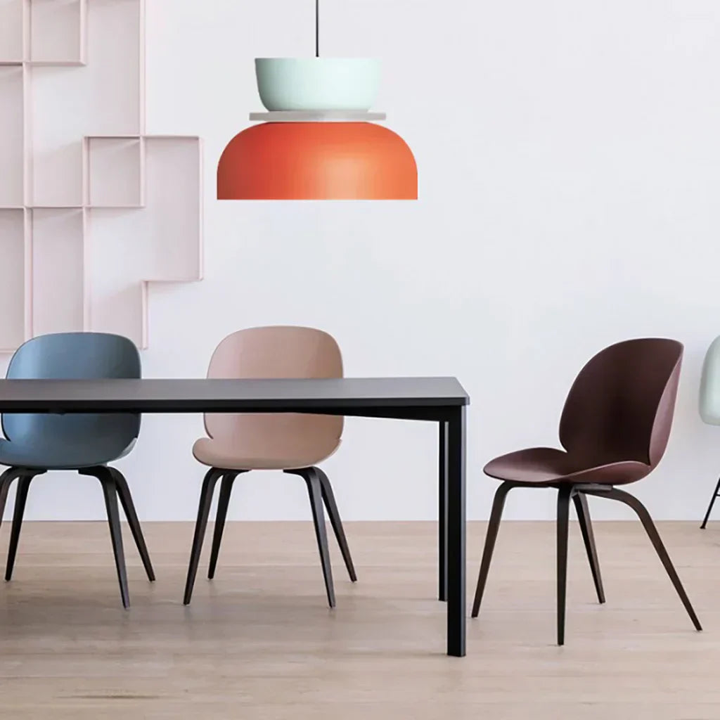 Floroux Luminaire Pendentif Scandinave à Blocs de Couleurs