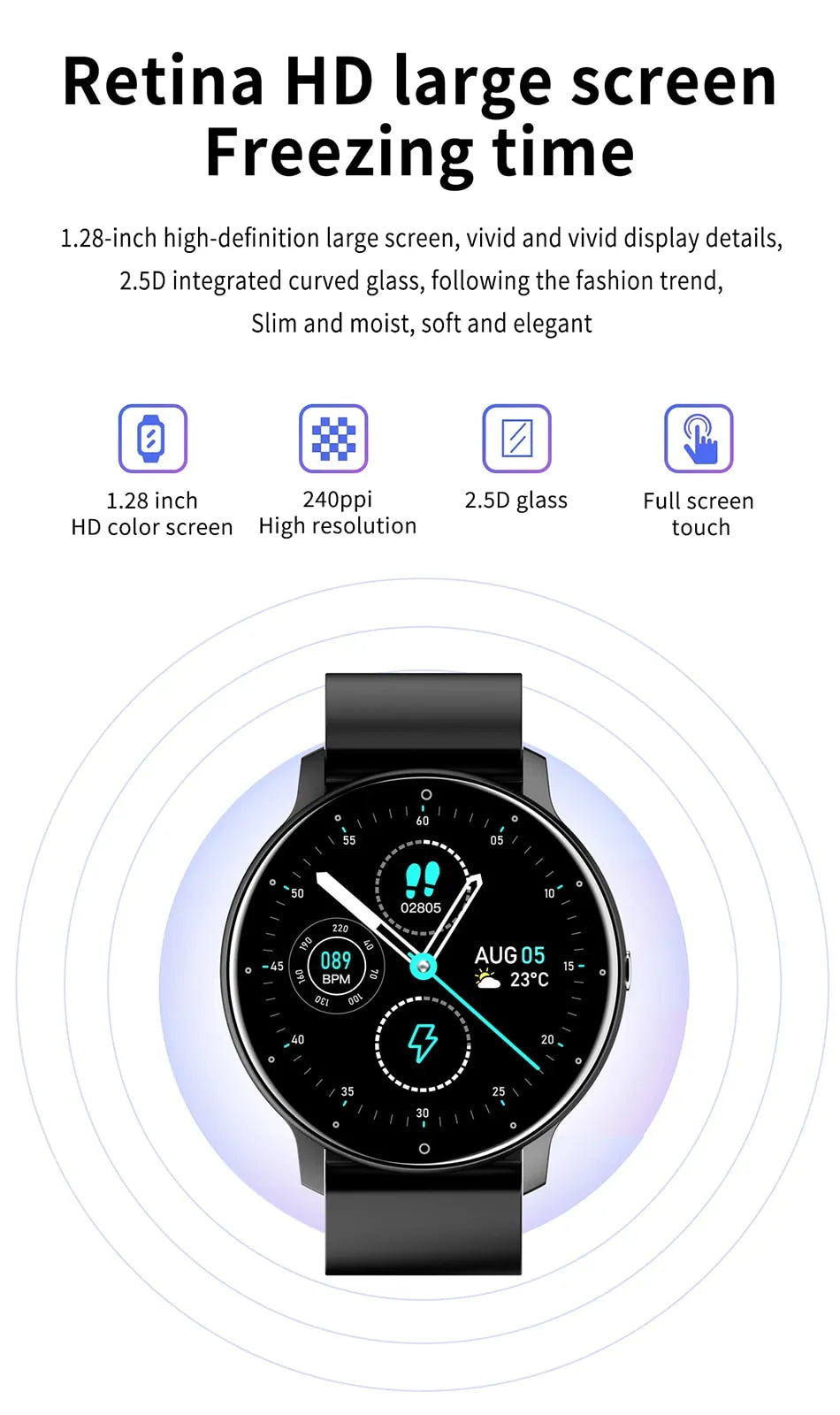 ActiveTrack - Montre intelligente élégante pour performances