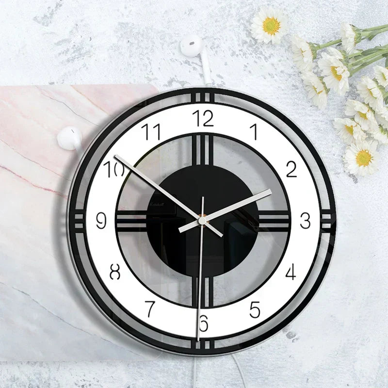 Floroux | Montre cool en noir et blanc