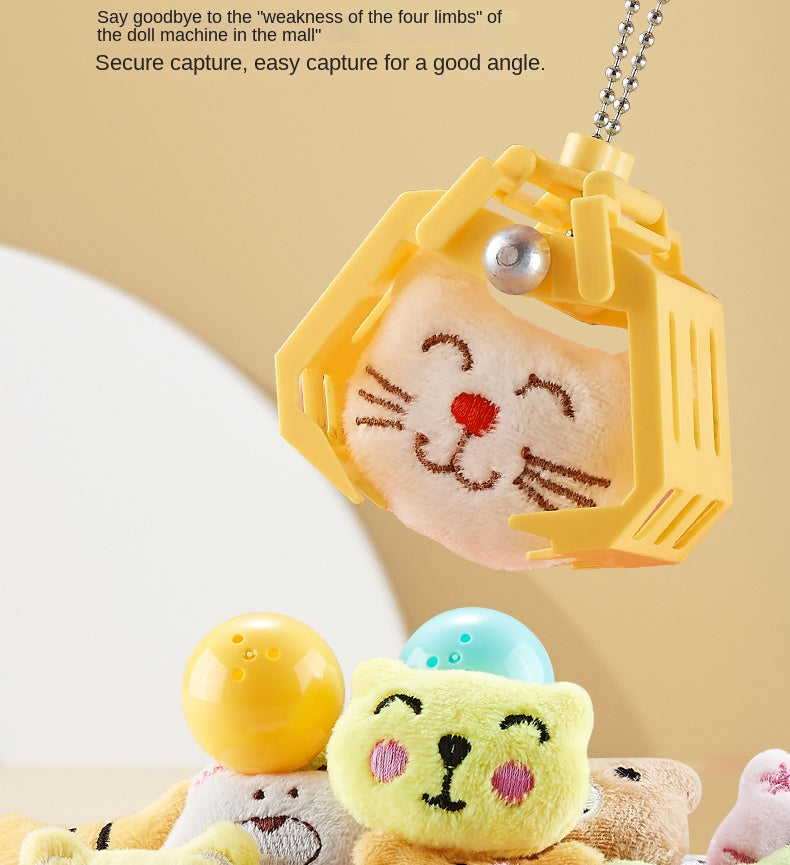 Mini machine à jouets à griffes pour enfants - Jeu de grabber en peluche à pièces avec lumières et musique