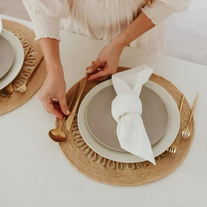 Set de couverts minimaliste de luxe – 20 pièces, titane et acier inoxydable