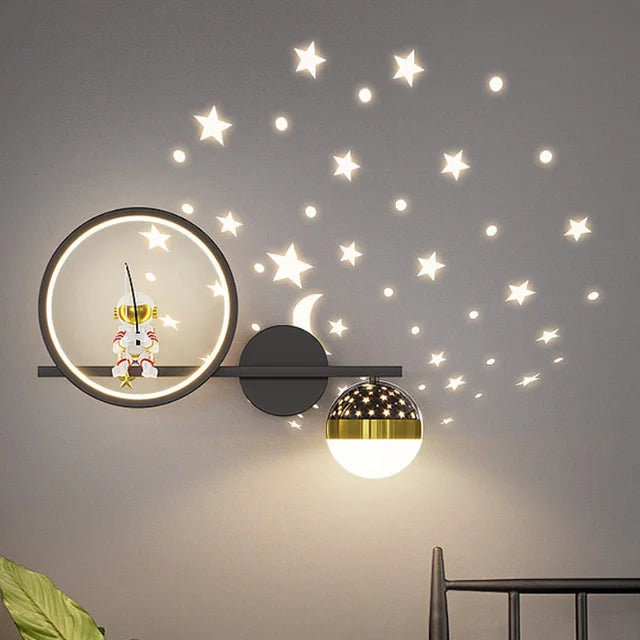 Floroux - Applique sans fil et adaptée aux enfants pour une atmosphère magique