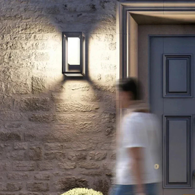 RayonChic Lampe extérieure - Élégante lampe murale LED pour éclairage extérieur