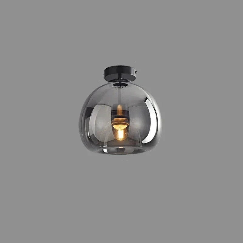 ClairLumière - Lampe de Plafond en Verre Minimaliste