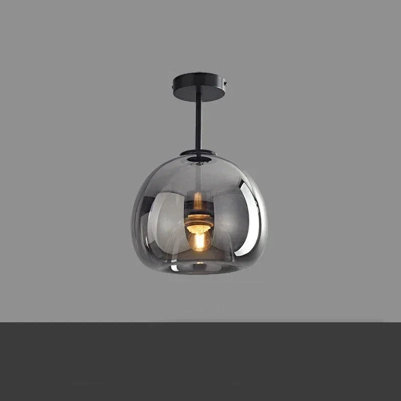 Transparence - Plafonnier en verre moderne