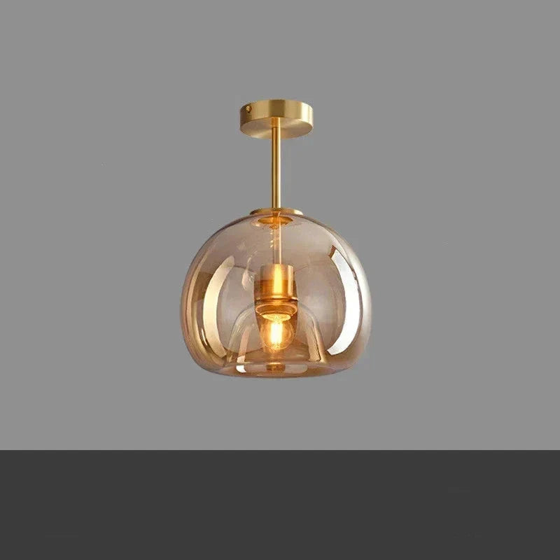 Transparence - Plafonnier en verre moderne