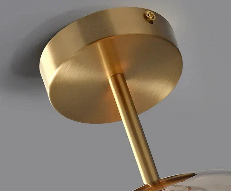 ClairLumière - Lampe de Plafond en Verre Minimaliste