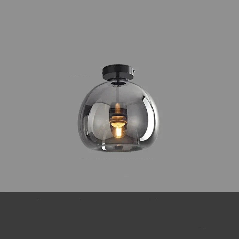 Transparence - Plafonnier en verre moderne