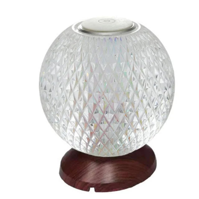 Floroux - Lampe de table en cristal sans fil moderne