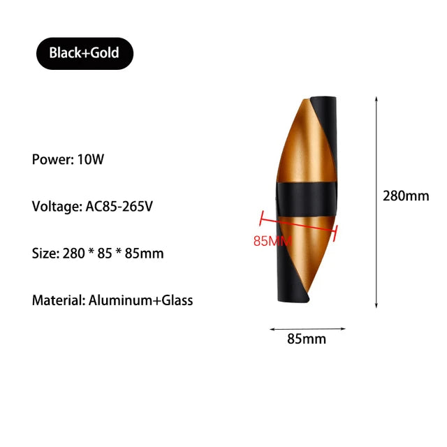 Floroux – Lampes extérieures LED élancées