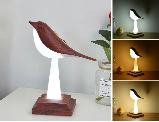 Floroux - Lampe de table Oiseau Écureuil