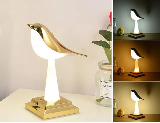 Floroux Oiseau Lampe de table