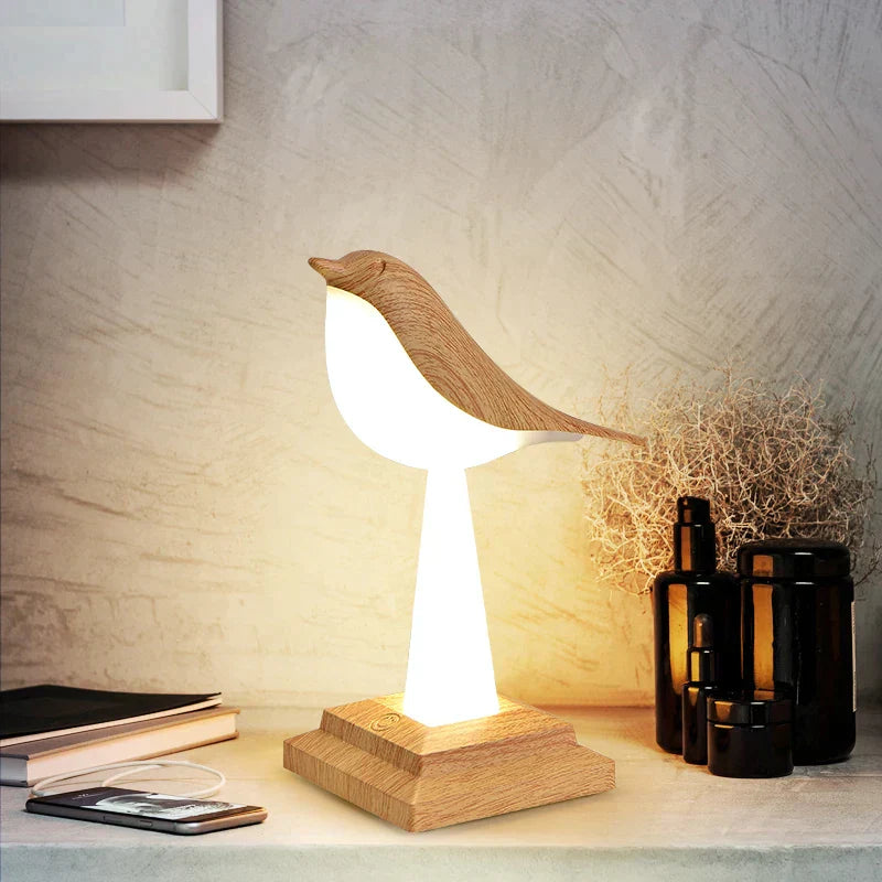 Floroux Oiseau Lampe de table