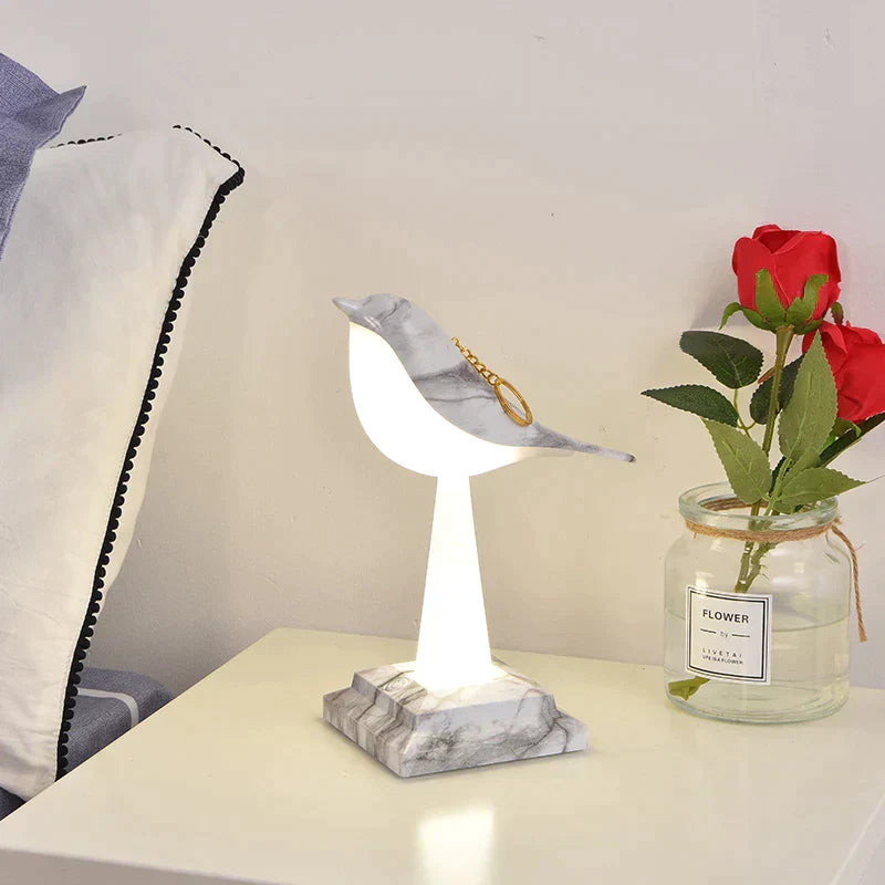 Floroux Oiseau Lampe de table