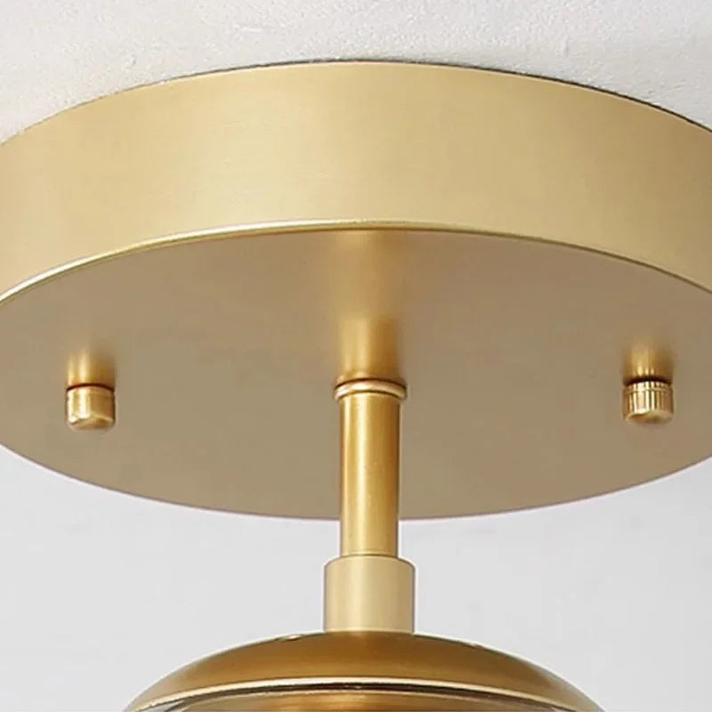 VerreLumi – Lampe de Plafond en Verre Moderne
