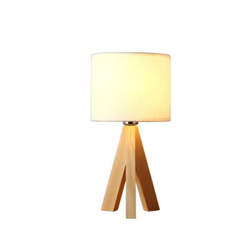 EssenceBois - Lampe de Table Moderne en Bois Naturel
