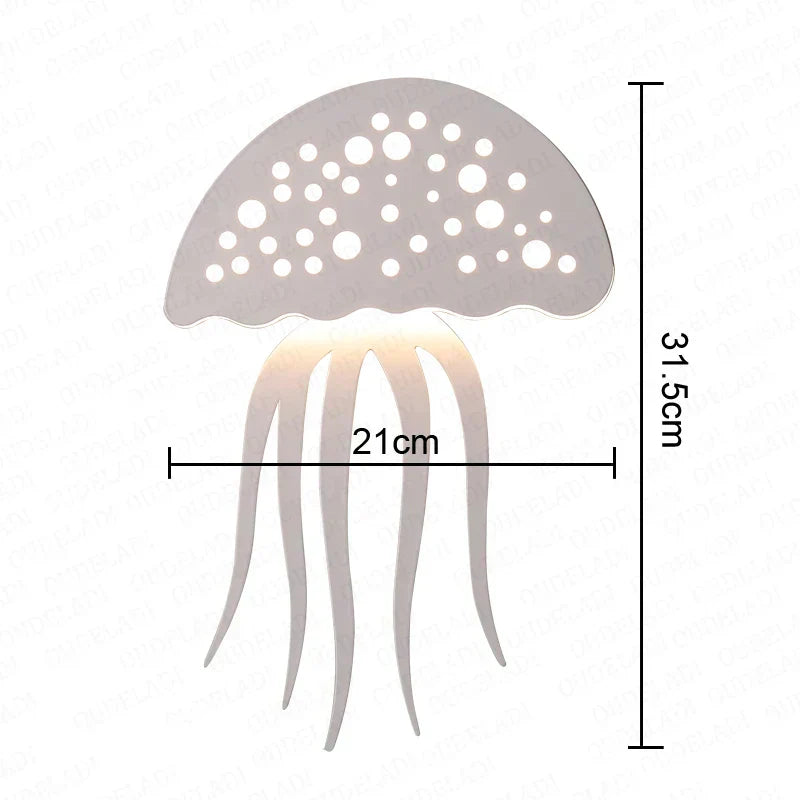 Floroux – Lampe murale méduse sous-marine