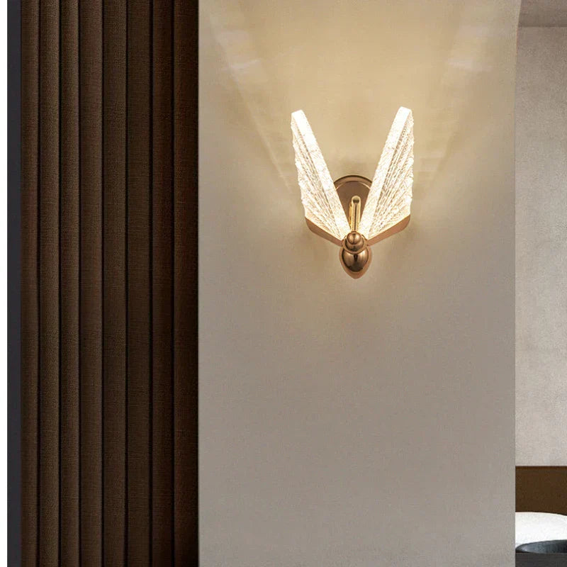 TimberLuxe – Lampe murale papillon