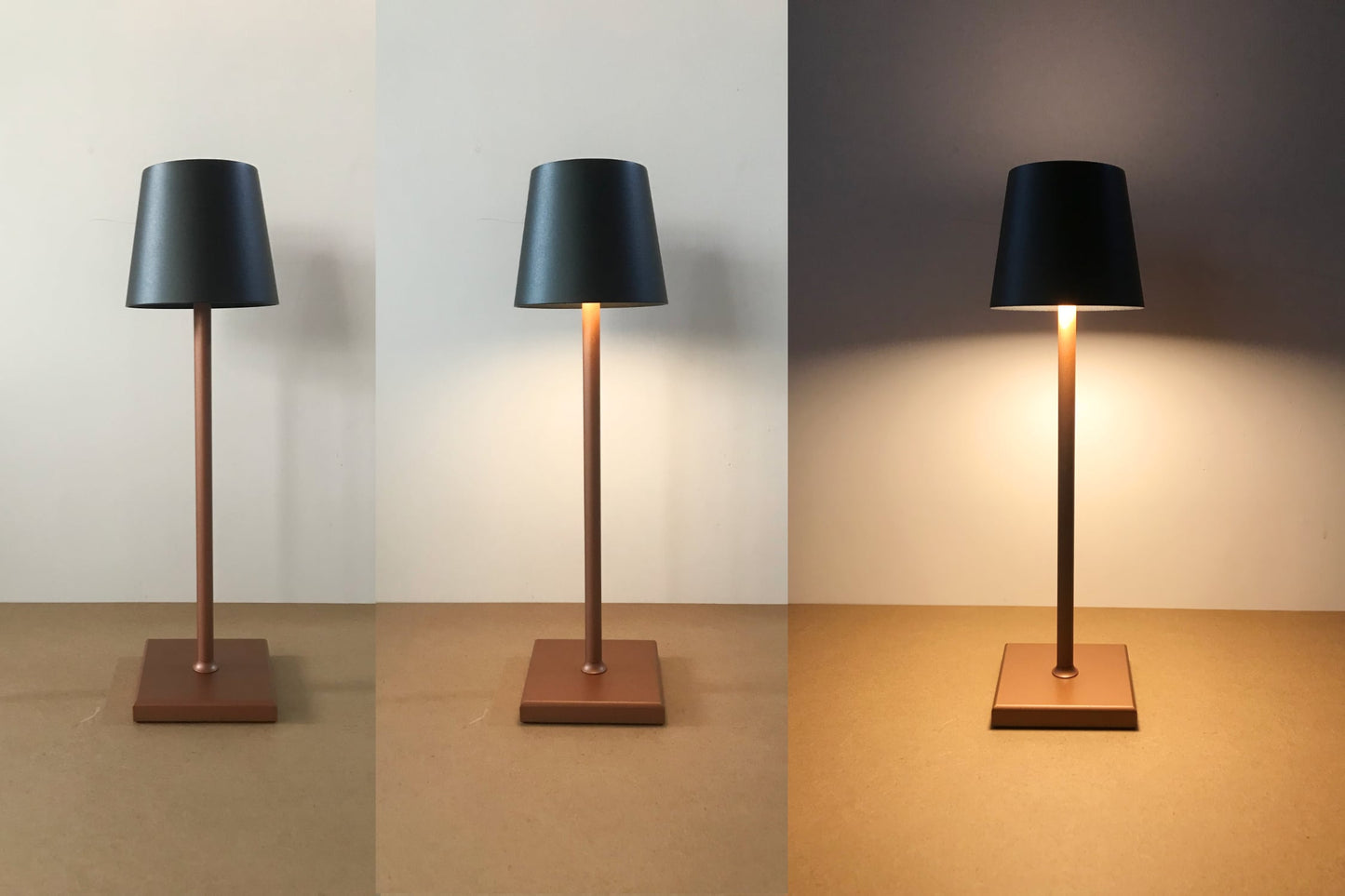 Lampe de Table LED Portable Floroux | Lumière d’Ambiance Sans Fil | Dimmable | Design Moderne | Idéal pour la Maison & le Bureau