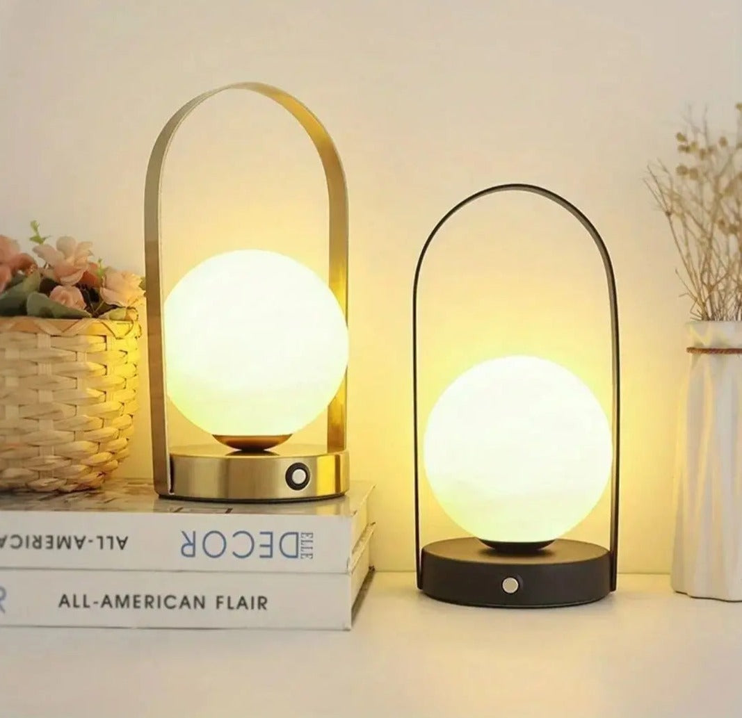 Lampe de table LED portable élégante avec contrôle tactile et batterie rechargeable