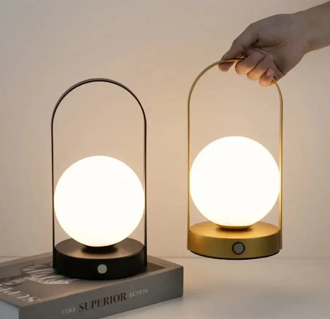Lampe de table LED portable élégante avec contrôle tactile et batterie rechargeable