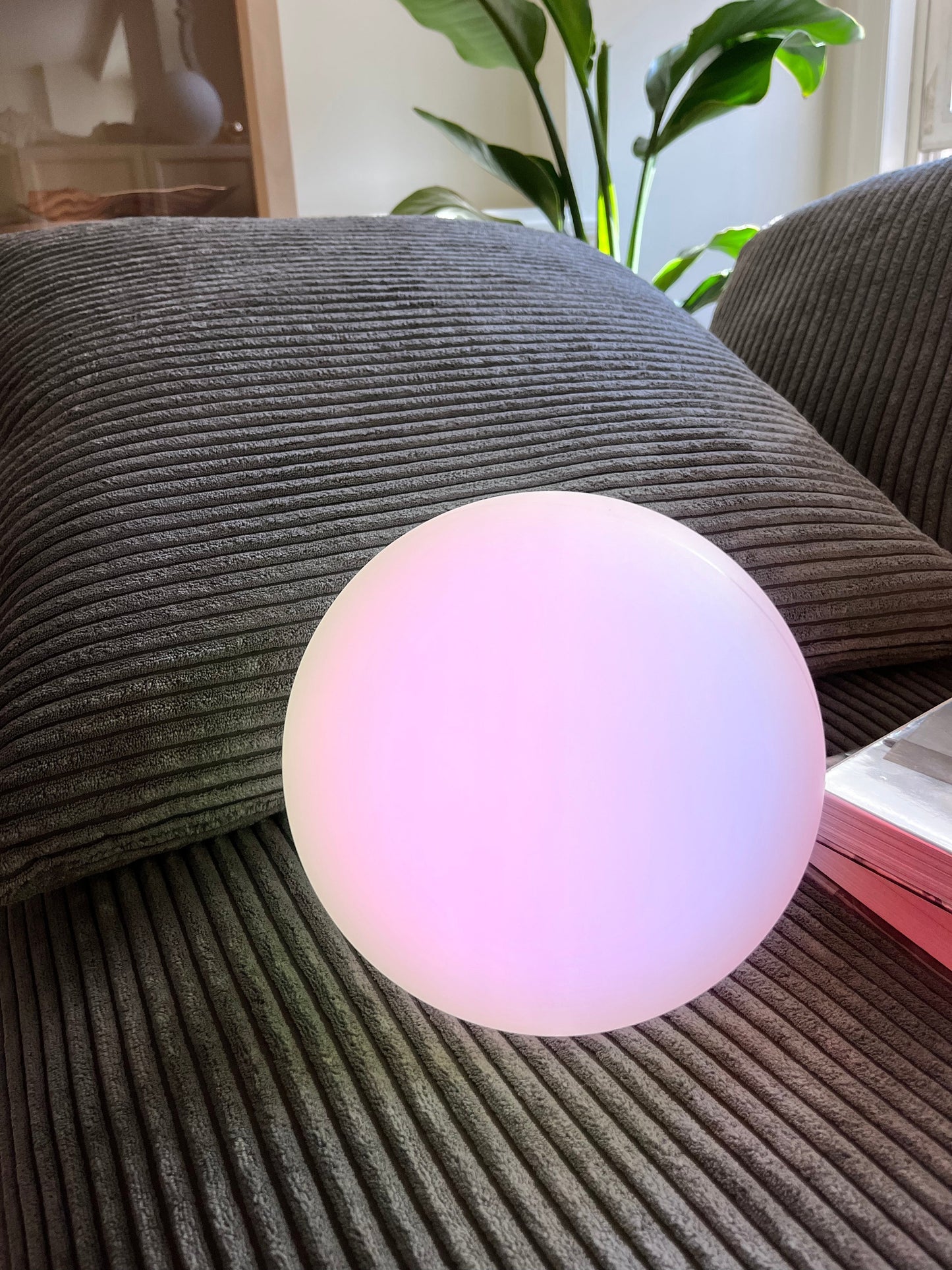 Lampe de table LED sans fil Moon avec batteries rechargeables