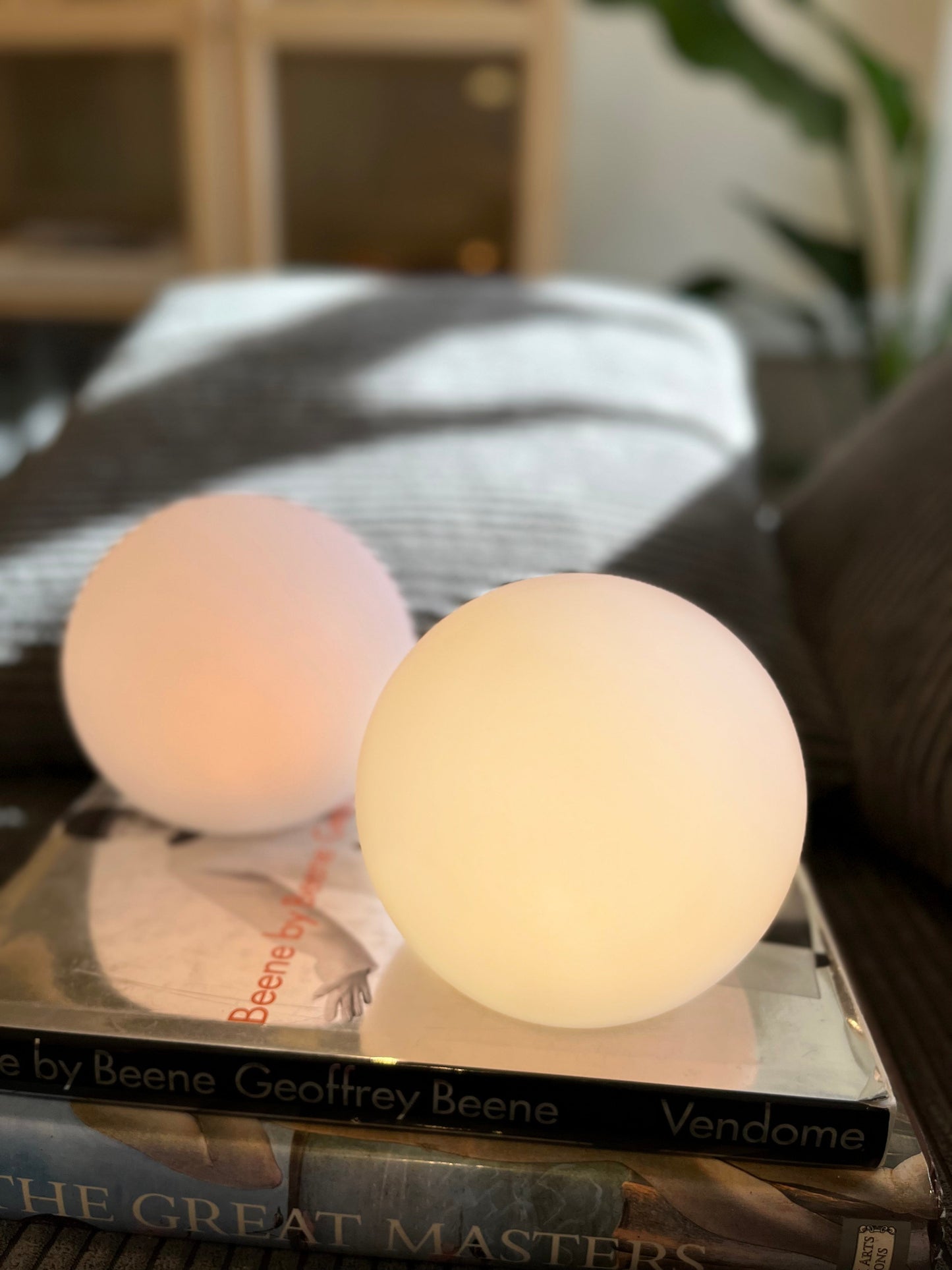 Lampe de table LED sans fil Moon avec batteries rechargeables