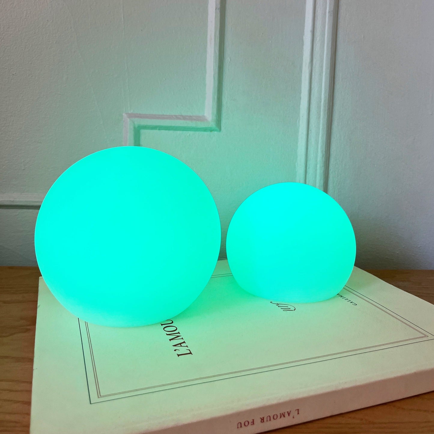 Lampe de table LED sans fil Moon avec batteries rechargeables