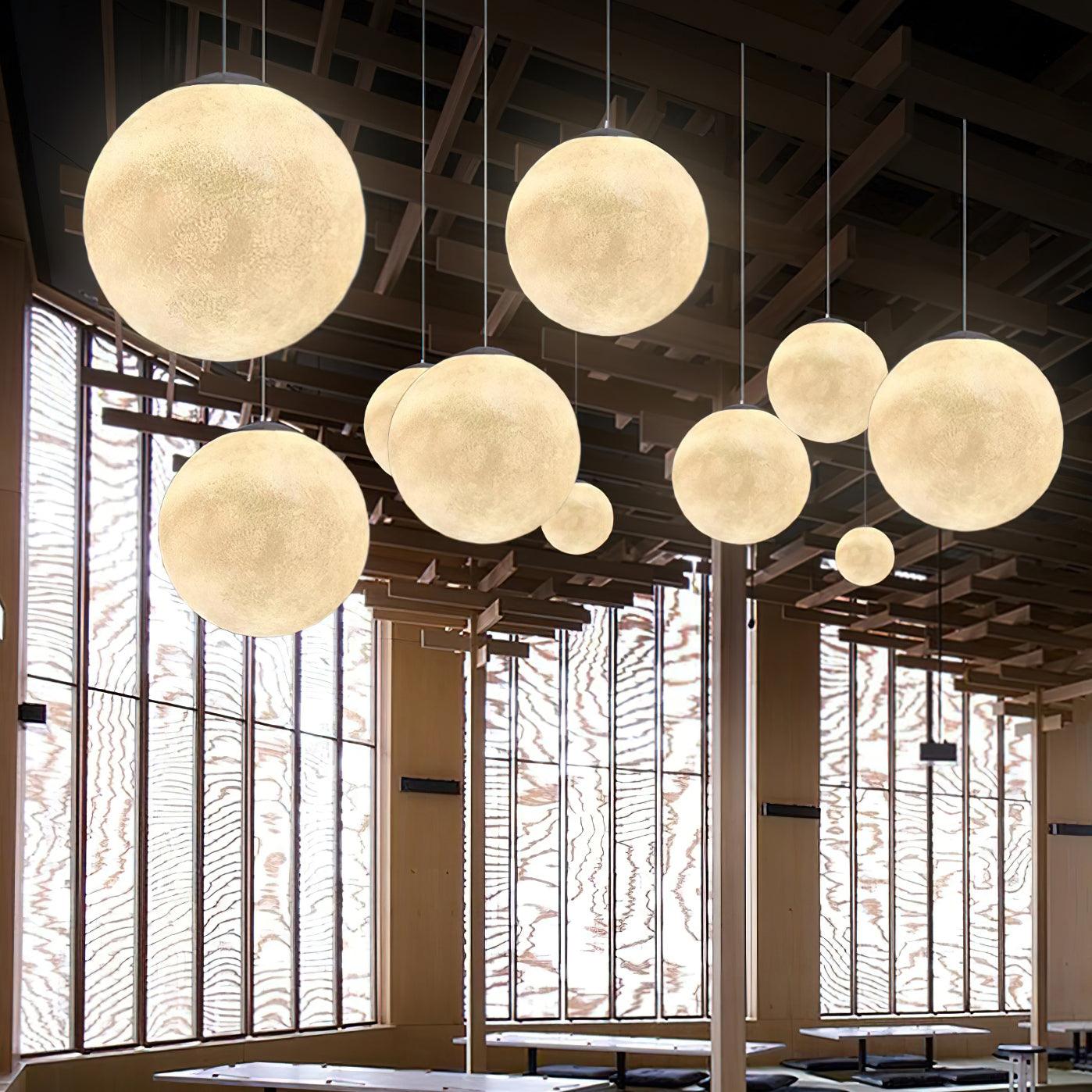 LunaireGlow - Suspension Lumineuse Éclatante