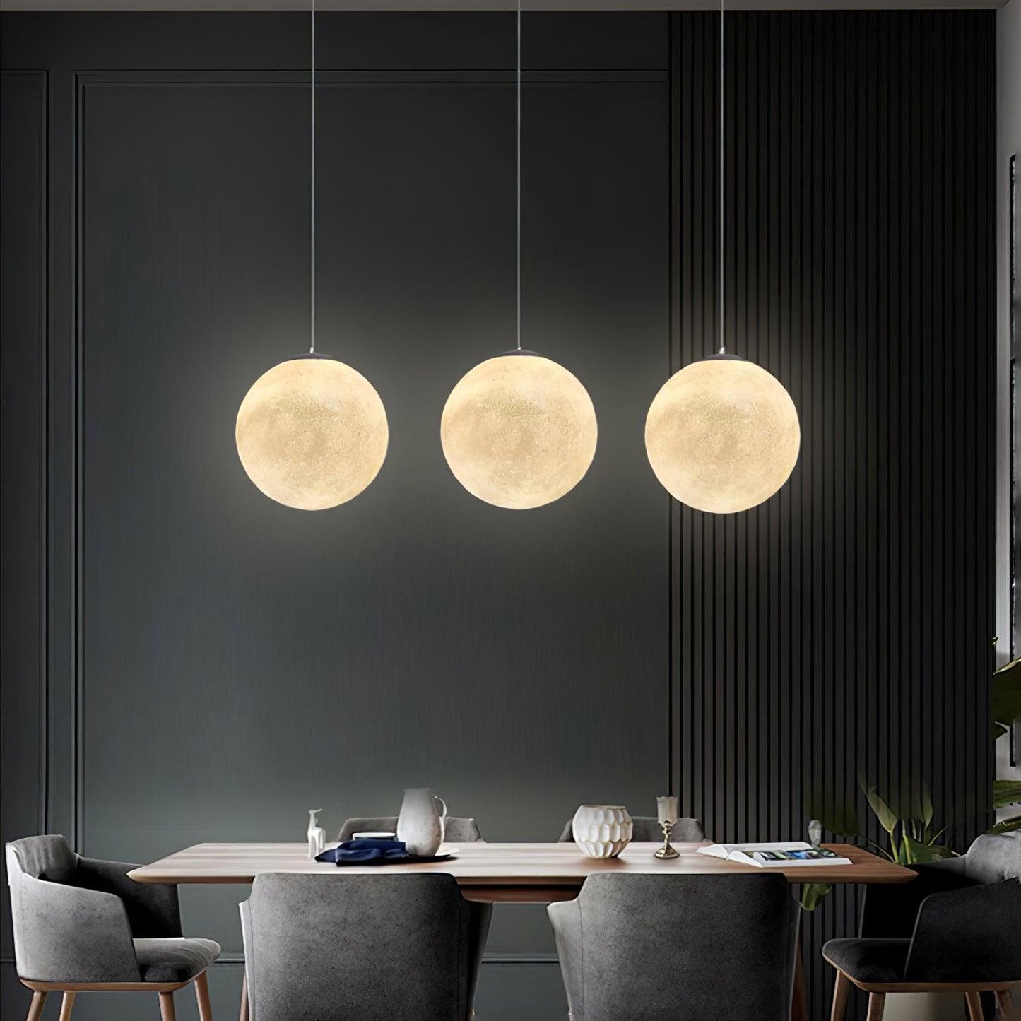 LunaireGlow - Suspension Lumineuse Éclatante