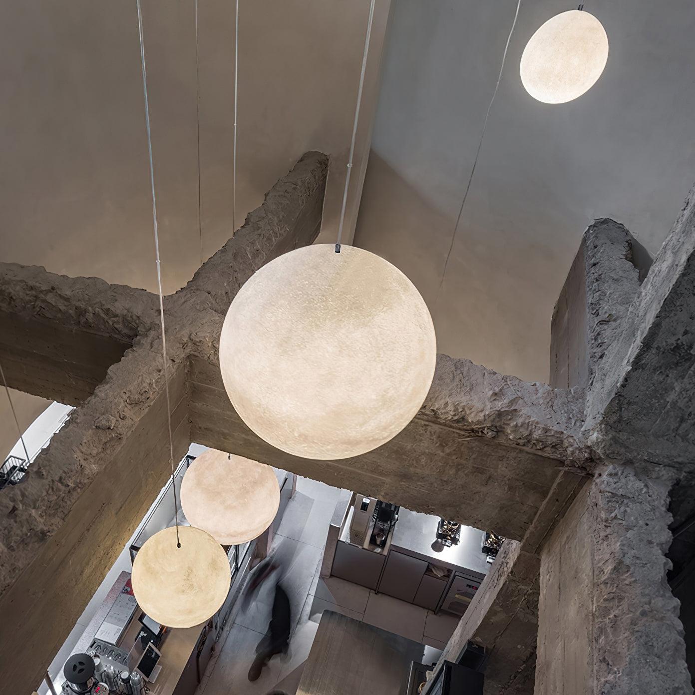 LunaireGlow - Suspension Lumineuse Éclatante