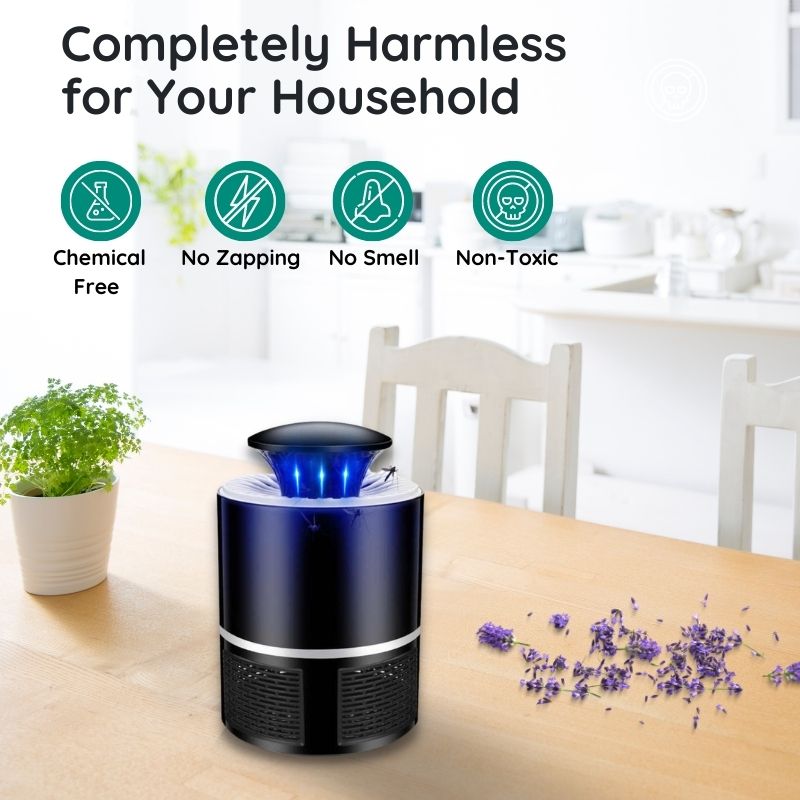 Piège à moustiques portable - Solution de contrôle des insectes écologique et sans produits chimiques pour une utilisation à domicile et en extérieur