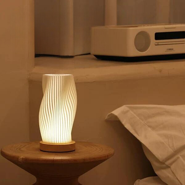 Floroux - Lampe à vagues LED calme pour une atmosphère conviviale