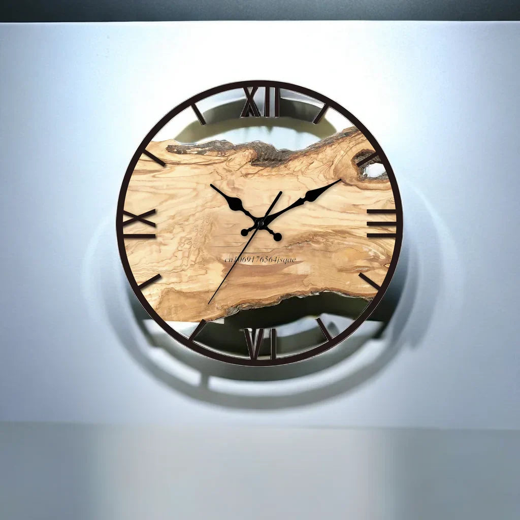 LucidHours - Horloge Murale Transparente