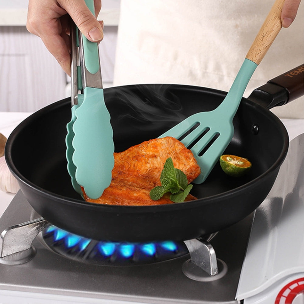 ChefEase - Ensemble d'ustensiles de cuisine antiadhésifs pour une cuisson sans effort