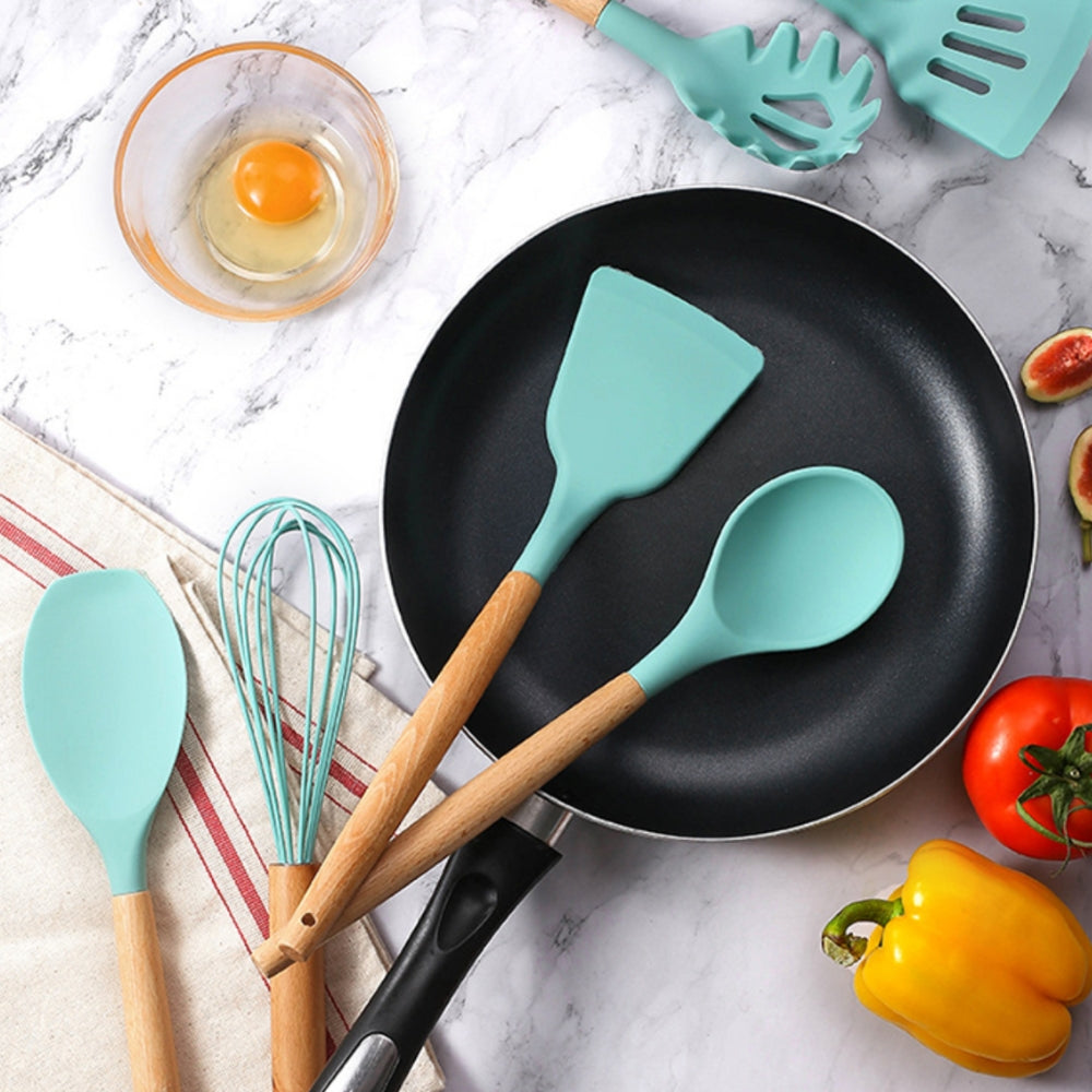 ChefEase - Ensemble d'ustensiles de cuisine antiadhésifs pour une cuisson sans effort