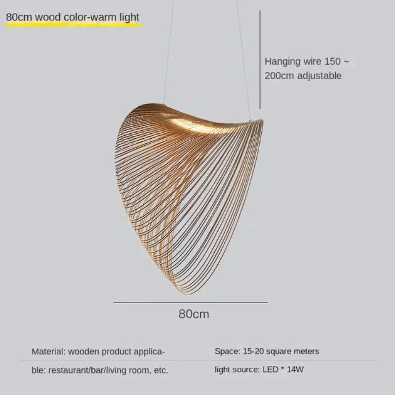 Floroux - Élégant lustre scandinave pour une ambiance moderne