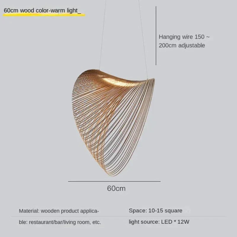 Floroux - Élégant lustre scandinave pour une ambiance moderne