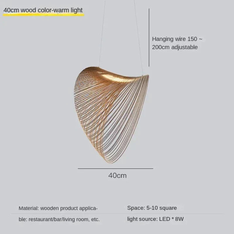 Floroux - Élégant lustre scandinave pour une ambiance moderne