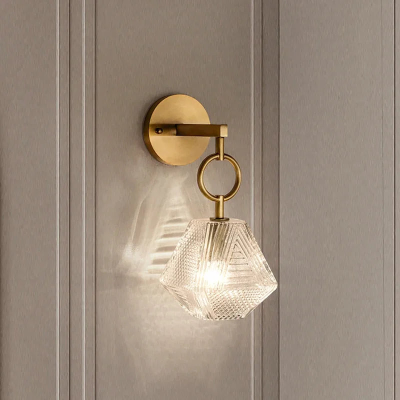 Floroux – Applique en verre avec éclairage doux