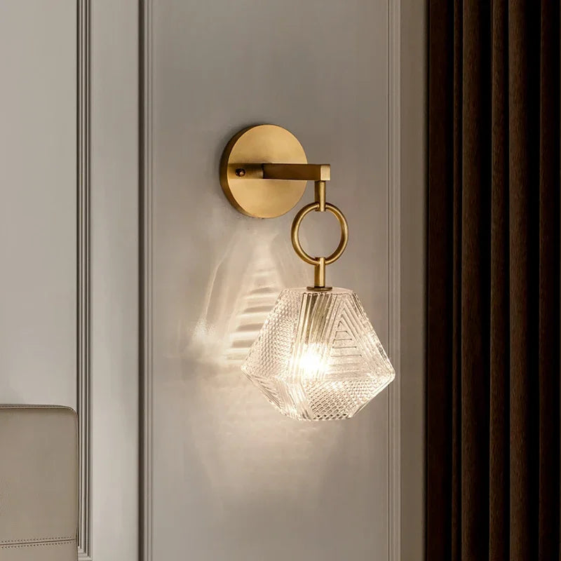 Floroux – Applique en verre avec éclairage doux