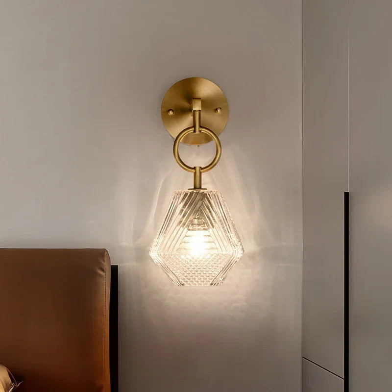 Floroux – Applique en verre avec éclairage doux