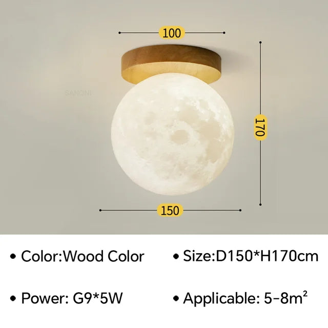 Floroux - Lampes de plafond en résine artistique nordique