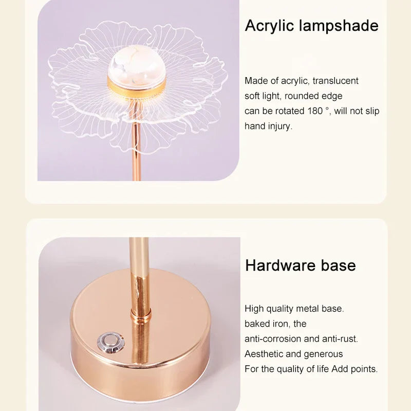 Floroux - Lampes de table LED nordiques