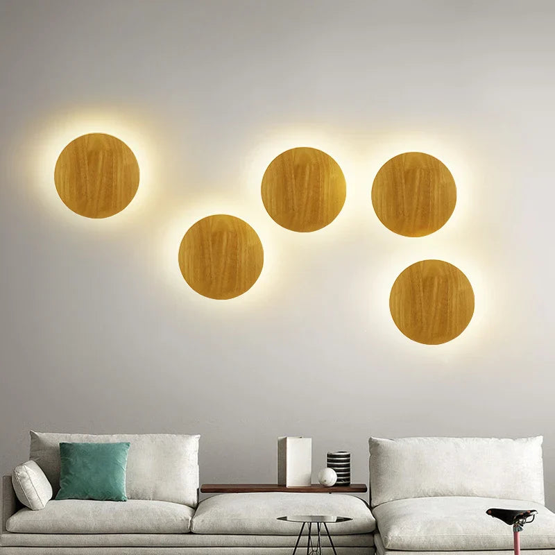 Floroux - Appliques murales en bois nordique