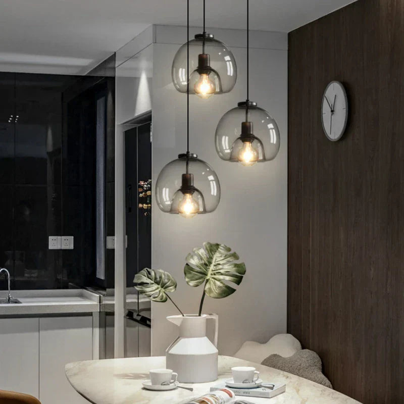 ÉléganceVerre - Suspension en Verre Contemporain